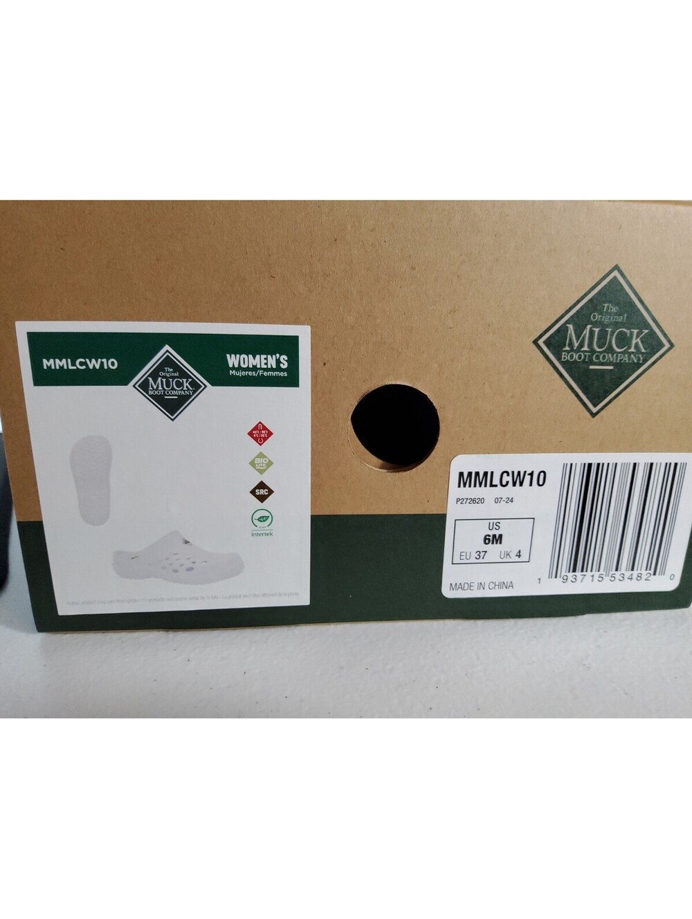 Muck Boot Company Muckster Lite Clog White Women’s Size 6 Comfort Garden Work - Picture 10 of 10